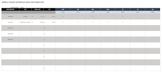 The schedule includes considerations of shift . Free Work Schedule Templates For Word And Excel Smartsheet