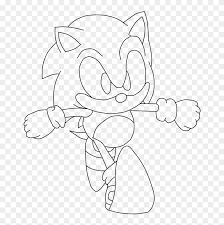 Sonic is a blue anthropomorphic hedgehog that can run at supersonic speeds and curl into a ball, primarily to attack enemies. Sonic E Tails Sonic Mania Coloring Page Hd Png Download 721x796 2879929 Pngfind