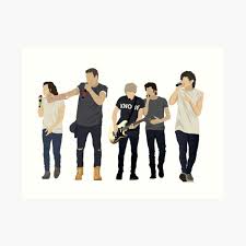 Maybe you would like to learn more about one of these? One Direction Outline Art Print By Melissacascio Redbubble