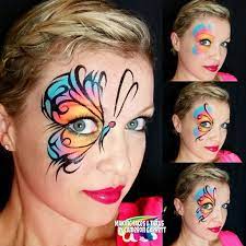 Cameron Garratt Sbs Butterfly Disenos De Pintura De La Cara Tutoriales De Pintura De La Cara Maquillaje De Mariposa