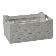 Nos caisses de jardin rustiques résistent très bien aux éléments naturels : Caisse Florida Aspect Bois Gris Coffre De Jardin Rangement Accessoires De Jardin Abris De Jardin Garage Rangement Etendoir Jardin Exterieur
