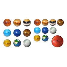 Early Educational Planet Ball Bouncy Moon Star Globe Universe Model (9pcs)  - Walmart.com