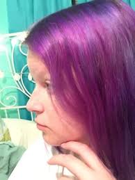 Simply because purple is a light complex color and also contains the elements of dyed blonde hair. Dying Blue Teal Hair Purple Beautylish