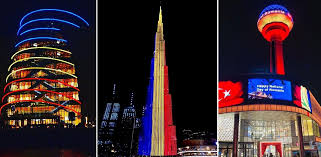 Sute de jurnalişti au fost lăsaţi pentru prima dată să filmeze îndeaproape construcţia se află în tokyo şi este cea mai înaltă clădire din lume, după burj khalifa din dubai. Cascada Niagara Si Cea Mai InaltÄƒ ClÄƒdire Din Lume Luminate In Culorile Steagului Romaniei De Ziua NaÈ›ionalÄƒ Portal Business Trip Noutati Turism In Romania Si In Strainatate