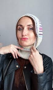 Striped Balaclava Hoodie