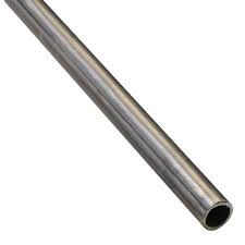 Tube Rond Fer Brut Noir L 2 M X L 1 6 Cm X H 1 6 Cm X Diam 16 Mm Acier Brut Et Produits