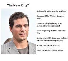 Jason momoa henry cavill meme. 68 The Witcher Memes To Get Hyped For Season 2 The Witcher Playing Video Games Henry Cavill