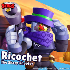Ricochet's basic information basic information type: Jacky Yang Ricochet The Sharp Shooter Brawl Stars Fanart