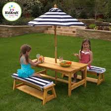 Costco Kidkraft Outdoor Picnic Set This Would Be Great As They Get Older Kids Outdoor Table Kids Outdoor Furniture Kids Picnic Table