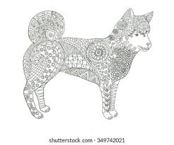 There are 152 shiba coloring page for sale on etsy, and they cost $5.69 on average. Shiba Inu Coloring Page Stock Illustration 349742021