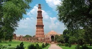 The Qutub Minar in Delhi