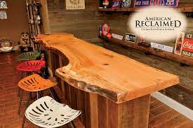 Spalted sycamore live edge slab table set. Live Edge Slabs American Reclaimed