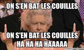 (vulgaire) (figuré) se désintéresser ou être totalement indifférent de la chose ou personne en question. Bat Les Couilles