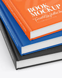 Download Hardcover Books W Fabric Cover Mockup In Stationery Mockups On Yellow Images Object Mockups PSD Mockup Templates