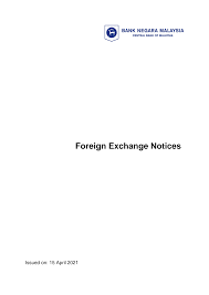 Trading which focused on foreign exchange and fixed income securities. Https Www Bnm Gov My Documents 20124 60360 Foreign Exchange Notices Consolidated Pdf