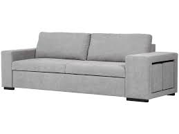 Profitez de prix ikea toute l'année ✅ faites vous facilement livrer à domicile. Canape Droit Convertible 3 Places En Tissu Zack Coloris Gris Clair Smartsdiscount