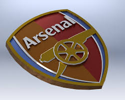 Welcome to the official facebook page of arsenal football club. Arsenal Logo 3d Cad Model Library Grabcad