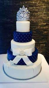 Top 5 Early Summer Navy Blue Wedding Ideas To Stand You Out Navy Blue And Pearl White Wedding Ca Wedding Cakes Blue Modern Wedding Cake Romantic Wedding Cake
