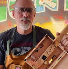 Meet Jeff and Tara Mello, owners of @cbghsv! ✨ Did you know that The Cigar  Box Guitar Store, located in Lowe Mill, is the only brick and mortar in the  world that