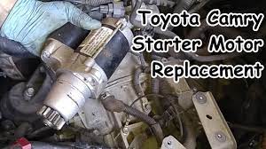 Toyota camry replacement starter information. Starter Motor Replacement Toyota Camry V6 2gr Fe Youtube