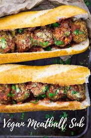 What's on a bmt subway? Vegan Meatball Sub Vegan Heaven