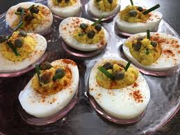 A Lightened Up Deviled Egg Recipe That Uses Olive Oil Instead Of Mayonnaise Just As Delicious As Classic Dev Healthy Dessert Recipes Recipes Best Deviled Eggs
