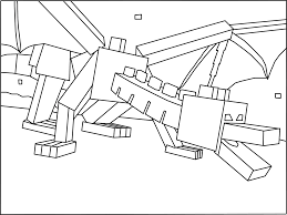 The ender dragon marks the end of the game and killing it means you've pretty much beaten minecraft. Ender Dragon Coloring Page Novocom Top