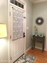 Window coverings can be functional, purely decorative, or strike a. Create With Me Simple Window Curtain Farmhouse Window Treatments Door Curtains Diy Diy Window Treatments