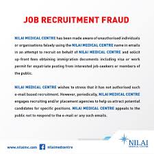 Upload your cv, quickly apply online or sign up for the latest job alerts. Nilai Medical Centre Job Recruitment Fraud Dear All It Has Come To Our Attention That Some Unauthorised Individuals Or Organisations Have Falsely Used The Nilai Medical Name In Emails In An