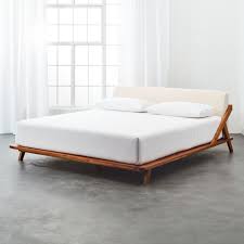 As you unpack and prepare for assembly, place the contents on a carpeted or padded area to protect them from damage. Drommen Acacia Wood King Bed From Cb2 Accuweather Shop