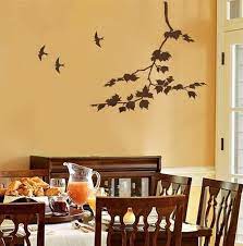 Wall Stencil Sycamore Spreading Branch Stencils Better Than Etsy Simple Wall Decor Dining Room Wall Art Stencils Wall