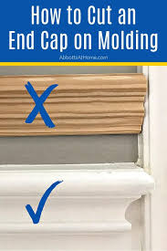 A chair rail is used to cap off the wainscotting and the base molding is continued along the shower enclosure and the connecting wall. How To Cut An End Cap For Molding Like Chair Rail Abbotts At Home