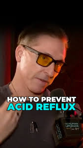 How to prevent acid reflux. 👆🏼, (🎥: Search ‘The Human Upgrade Podcast’ 