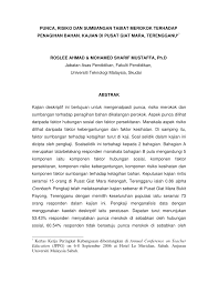 Antara kesan merokok kepada kesihatan wanita adalah : Pdf Punca Risiko Dan Sumbangan Tabiat Merokok Terhadap