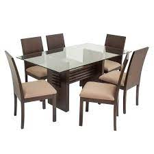 El juego de sillas milano te lleva el encanto de italia a la mesa del comedor! Mica Juego De Comedor Coral Mesa Con 6 Sillas Falabella Com