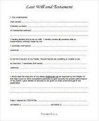 Check spelling or type a new query. Free 6 Sample Last Will And Testament Forms In Pdf Ms Word