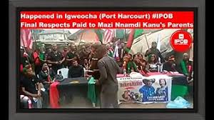 Ipob leader mazi nnamdi kanu peaceful protest by the indigenous people of biafra in imo state biafra land. Ipob Youtube