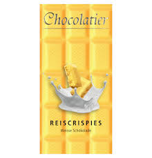 Schokoladentafel Weiss Mit Reiscrispies Schokoladentafel Schokolade Tafel