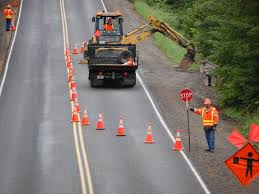 Flaggers Bring It Road Construction Traffic Train