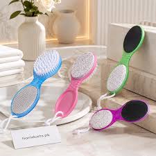 4-in-1 Pedicure Foot Care Brush & Pumice Stone – Double-Sided Foot Scr – Homducts