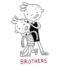 Funny Brothers Tattoo Design Drawing For Kids Character Design Animation Boy Illustration
