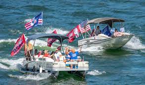 Boat decorations for boat parades 2020. Boats Sink During Trump Parade On Lake Travis In Texas The Boston Globe