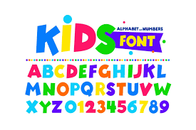 kids font otf kid fonts create text cartoon styles