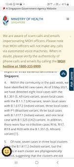 No indication cardiac arrest was due to jab. Anita Joshua On Twitter Singapore Health Ministry Referred To The B 1 617 2 As Indian Variant On May 4 Https T Co Pvodo0pheh Twitter