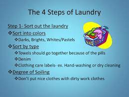 Usually towels and sheets make up their own full loads and have different drying times, but i only separate colors when something is. Ppt Laundry 101 And Clothing Care Powerpoint Presentation Free Download Id 2326657