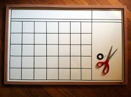 Little Green Notebook Diy Whiteboard Dry Erase Board Calendar Whiteboard Calendar