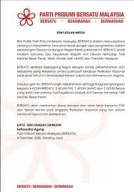 Juga partai politik seperti ppp, pbb, pks, dan pbr. Parti Pribumi Bersatu Malaysia Fotos Facebook