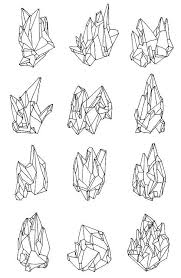Da763ced44540abc2084b91aafa6e2ab Jpg 488 750 Crystal Drawing Crystal Illustration Drawings