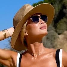 Amanda Holden jumps for joy in Calvin Klein knickers