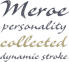 Meroitic script listening is a more natural way of learning, when compared to reading. Meroe Font News